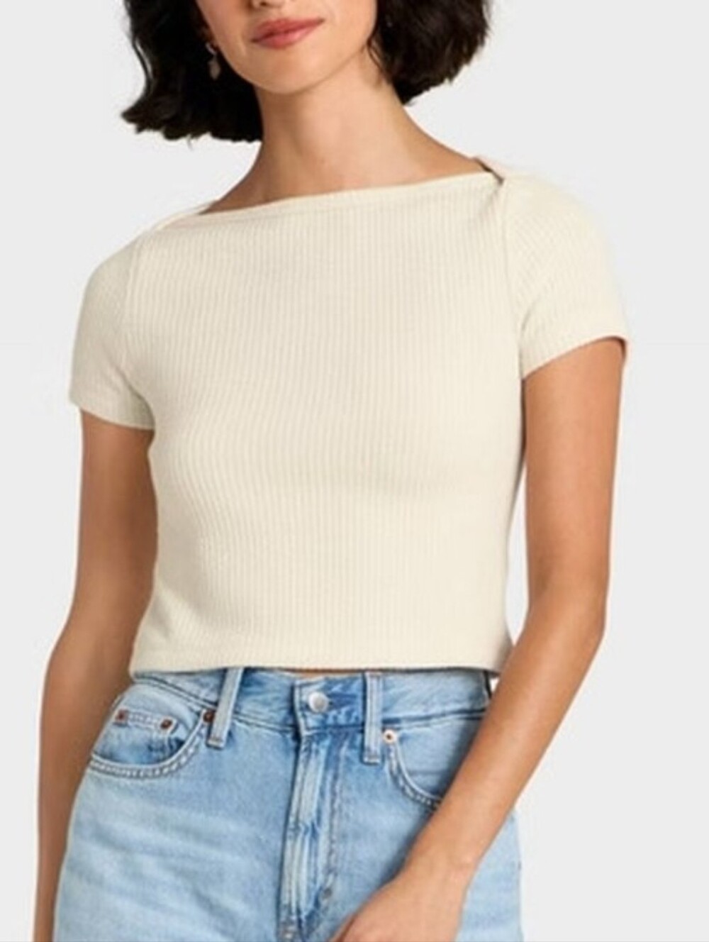 Universal Thread Ribbed Short-Sleeve Top Size: XXL NWT
